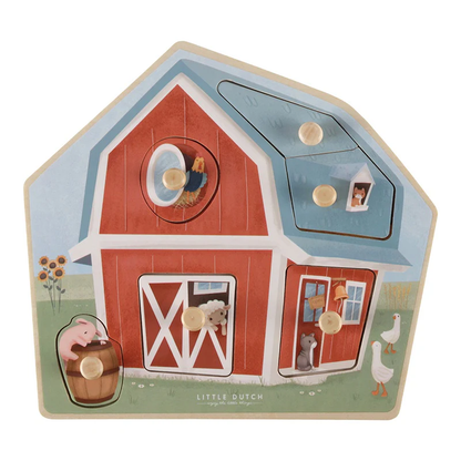 Little Dutch Wooden Puzzle Little Farm