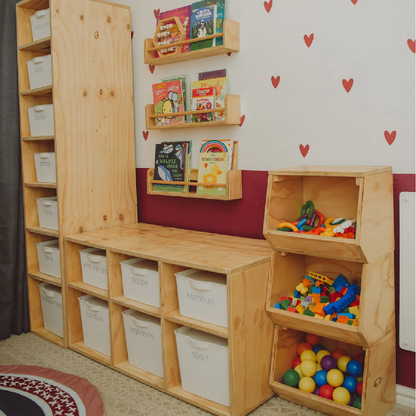 Klim & Klouter Storage Solutions for kids - Montessori