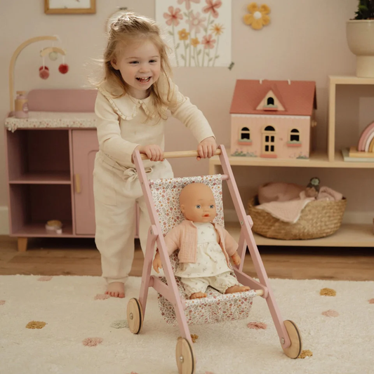 LD Wooden Doll Stroller FSC