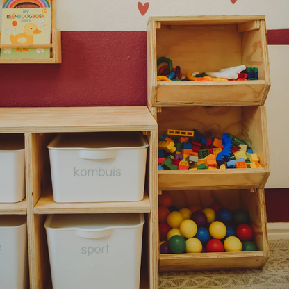 Klim & Klouter Stackable Storage Boxes - Montessori