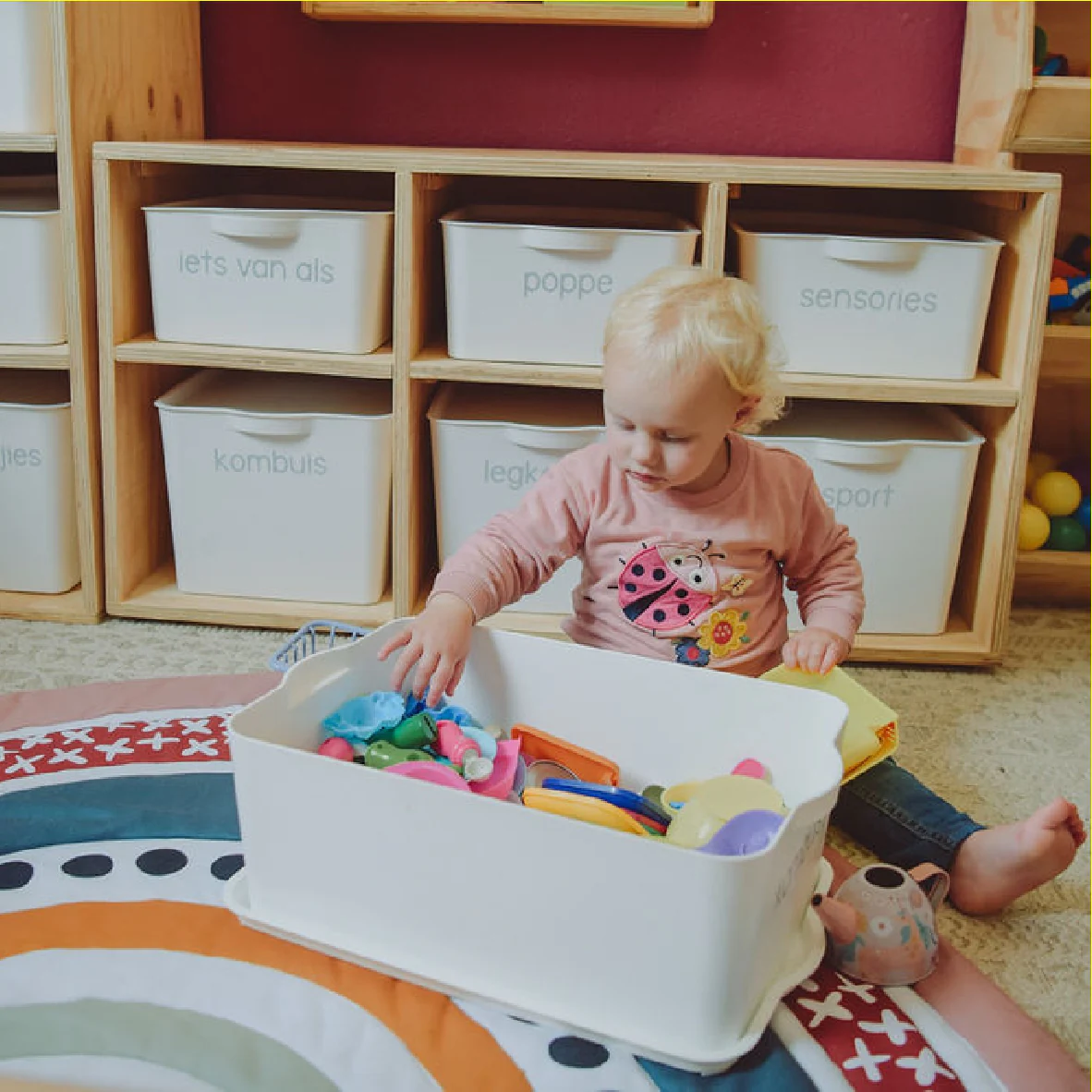 Klim & Klouter Storage/Sensory Bins - Montessori