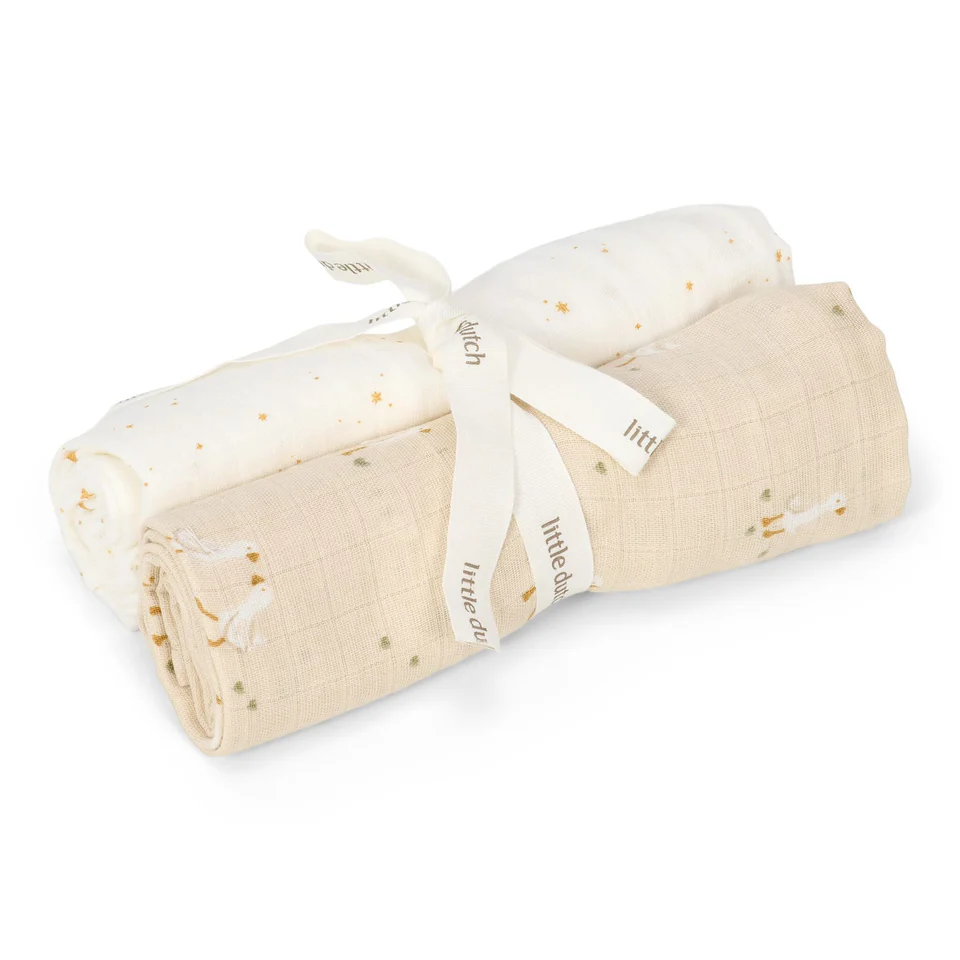 Little Dutch Swaddle 70 x 70cm - Pure Collection