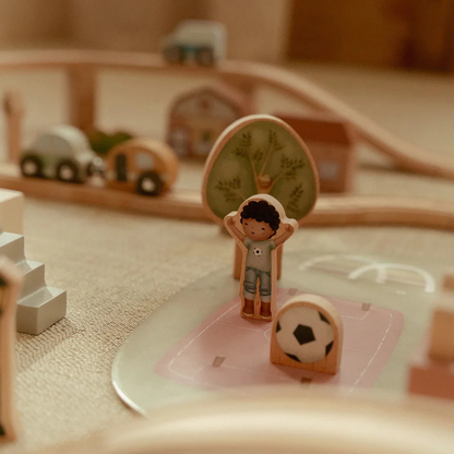 Little Dutch Wooden Train Track XL