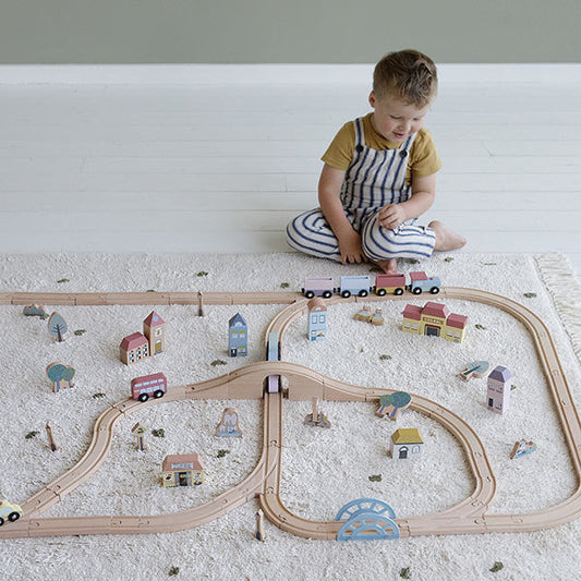 Little Dutch Railway Train XXL set - Starter Kit - Motherhood
