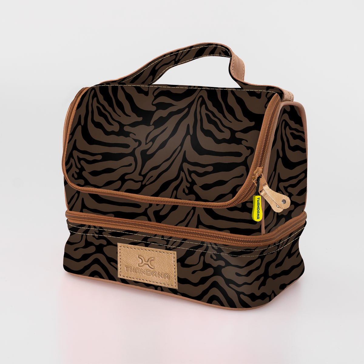 Thandana Kids Thermal Cooler Nomad Stripe - Coffee
