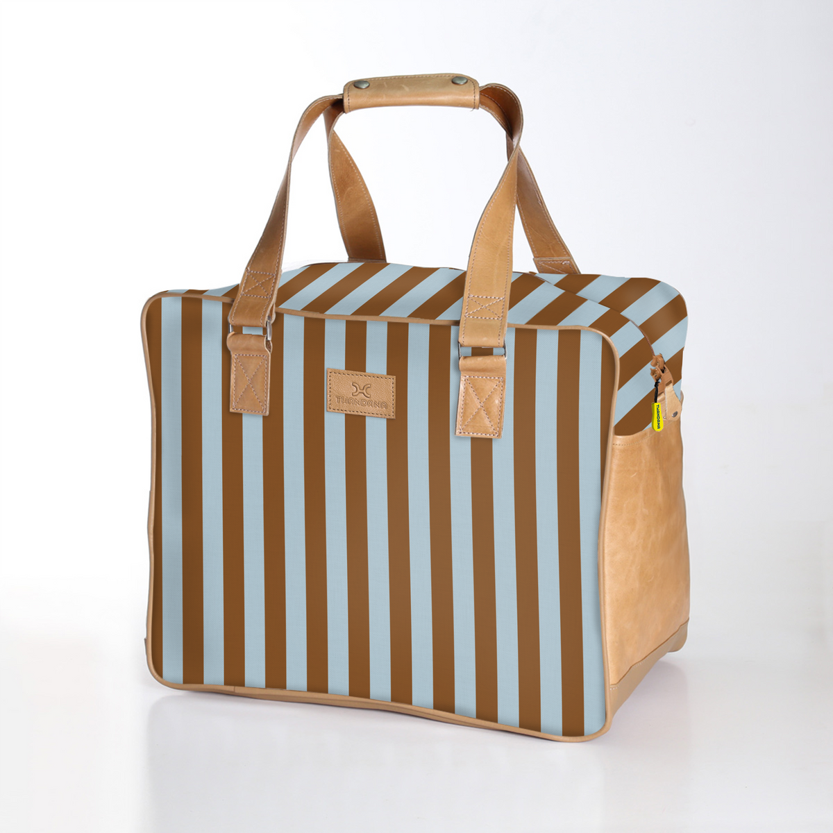 Thandana Large Weekender Luggage Coastal Stripe - Blue