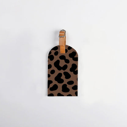 Thandana Luggage Tag Stud Cheetah - Coffee