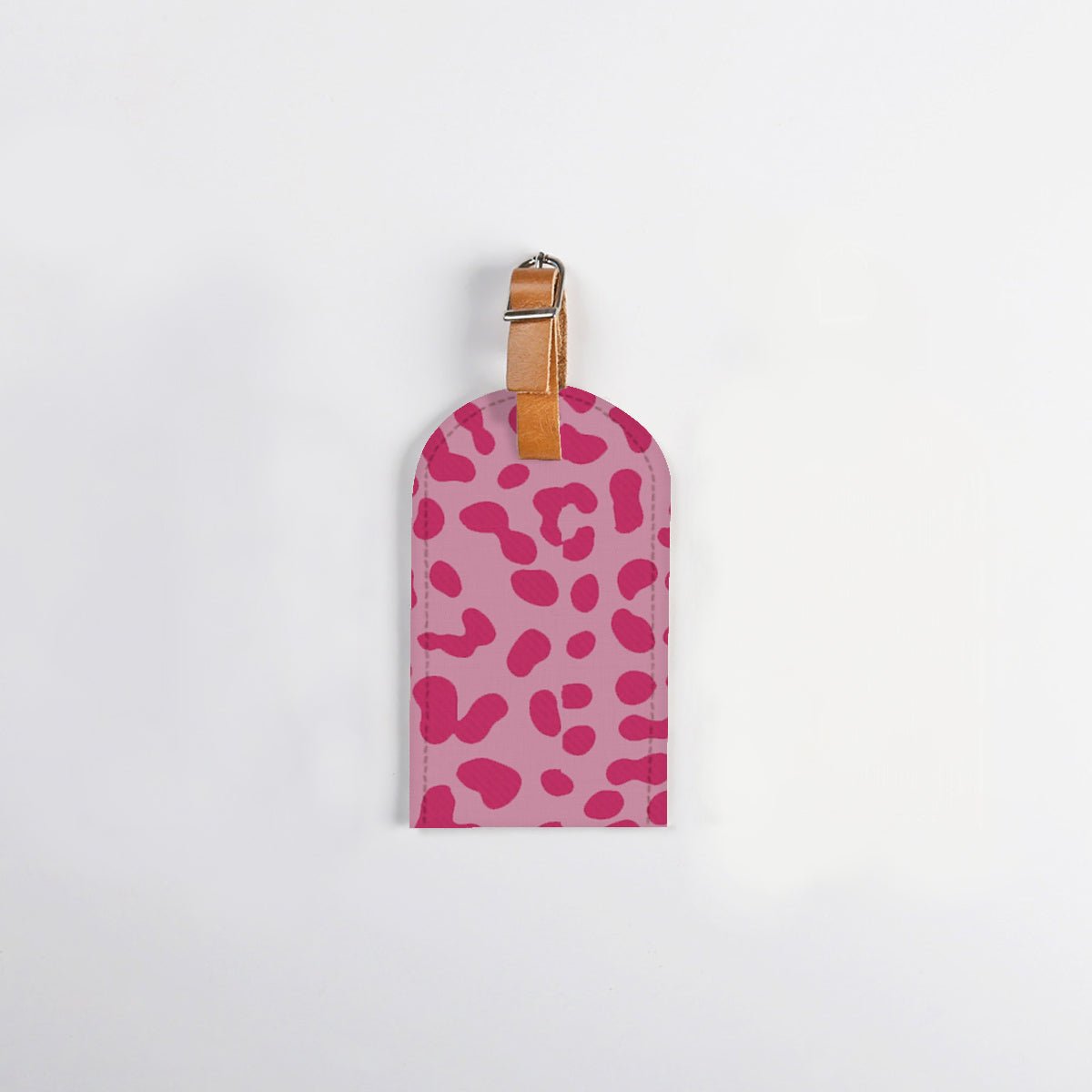 Thandana Luggage Tag Stud Cheetah - Pink