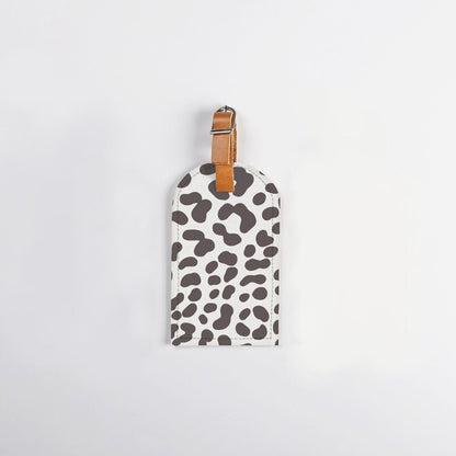 Thandana Luggage Tag Stud Cheetah - White
