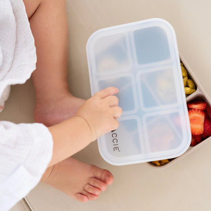 Maccie cube + cruz snackle box + freezer tray