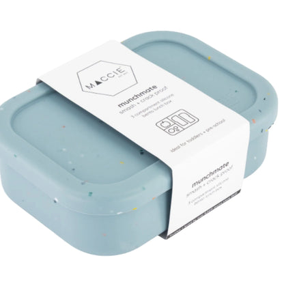 MACCIE MunchMate Silicone Kids Bento Lunch Box | 3 Compartments - Motherhood