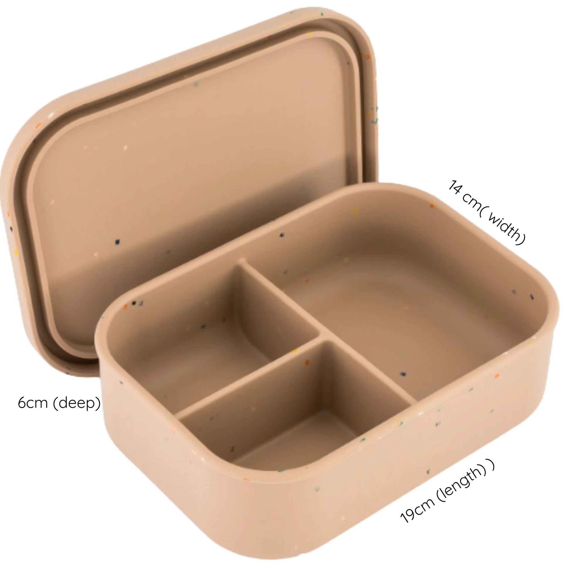 MACCIE MunchMate Silicone Kids Bento Lunch Box | 3 Compartments - Motherhood