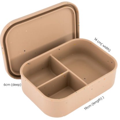 MACCIE MunchMate Silicone Kids Bento Lunch Box | 3 Compartments - Motherhood