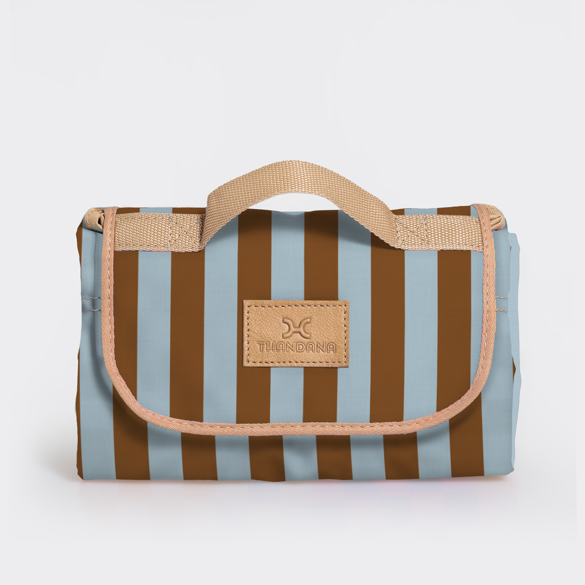 Thandana Picnic Blanket Coastal Stripe - Blue