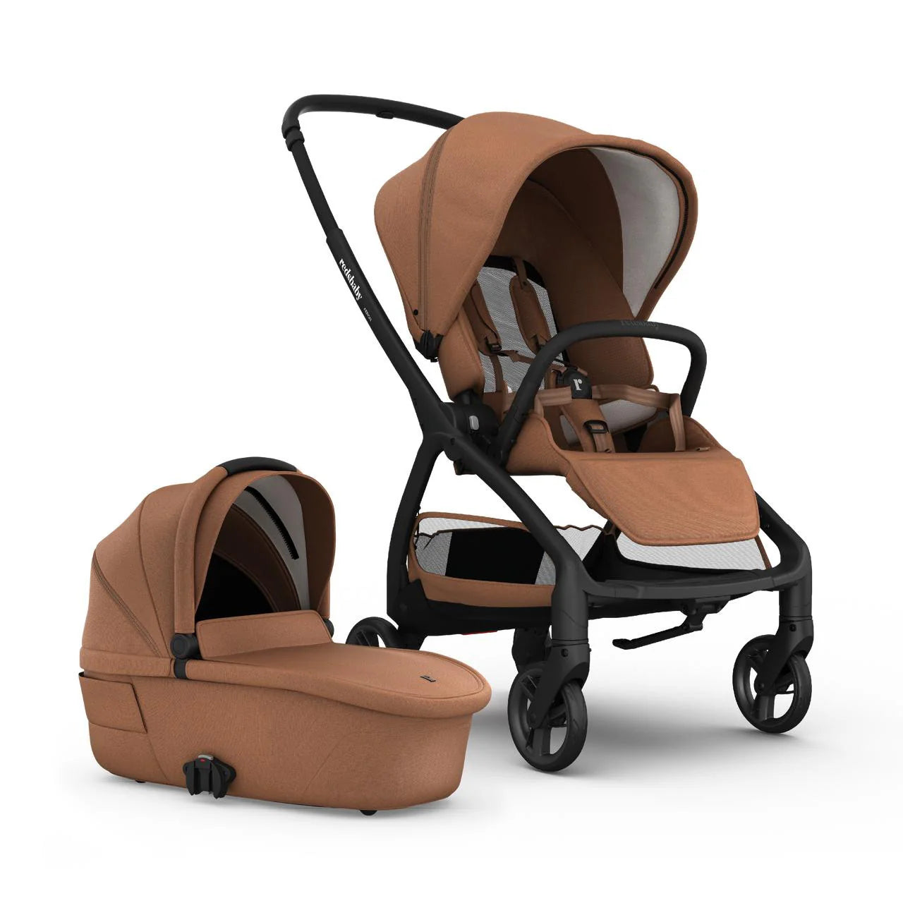 Redsbaby AERON | Compact Urban Pram & Stroller - Motherhood Close-up of Redsbaby AERON South Africa handlebar and chassis design
