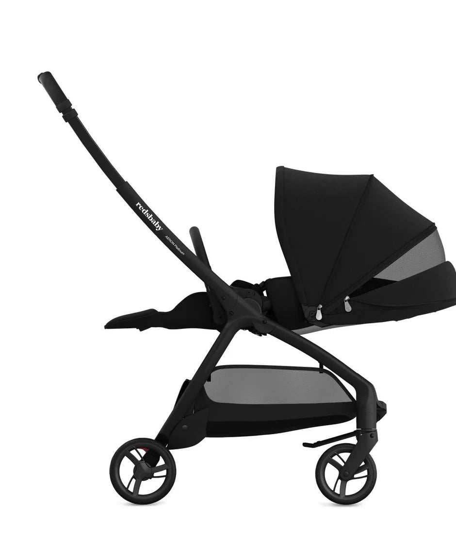 Redsbaby AERON | Compact Urban Pram & Stroller - Motherhood Close-up of Redsbaby AERON South Africa handlebar and chassis design