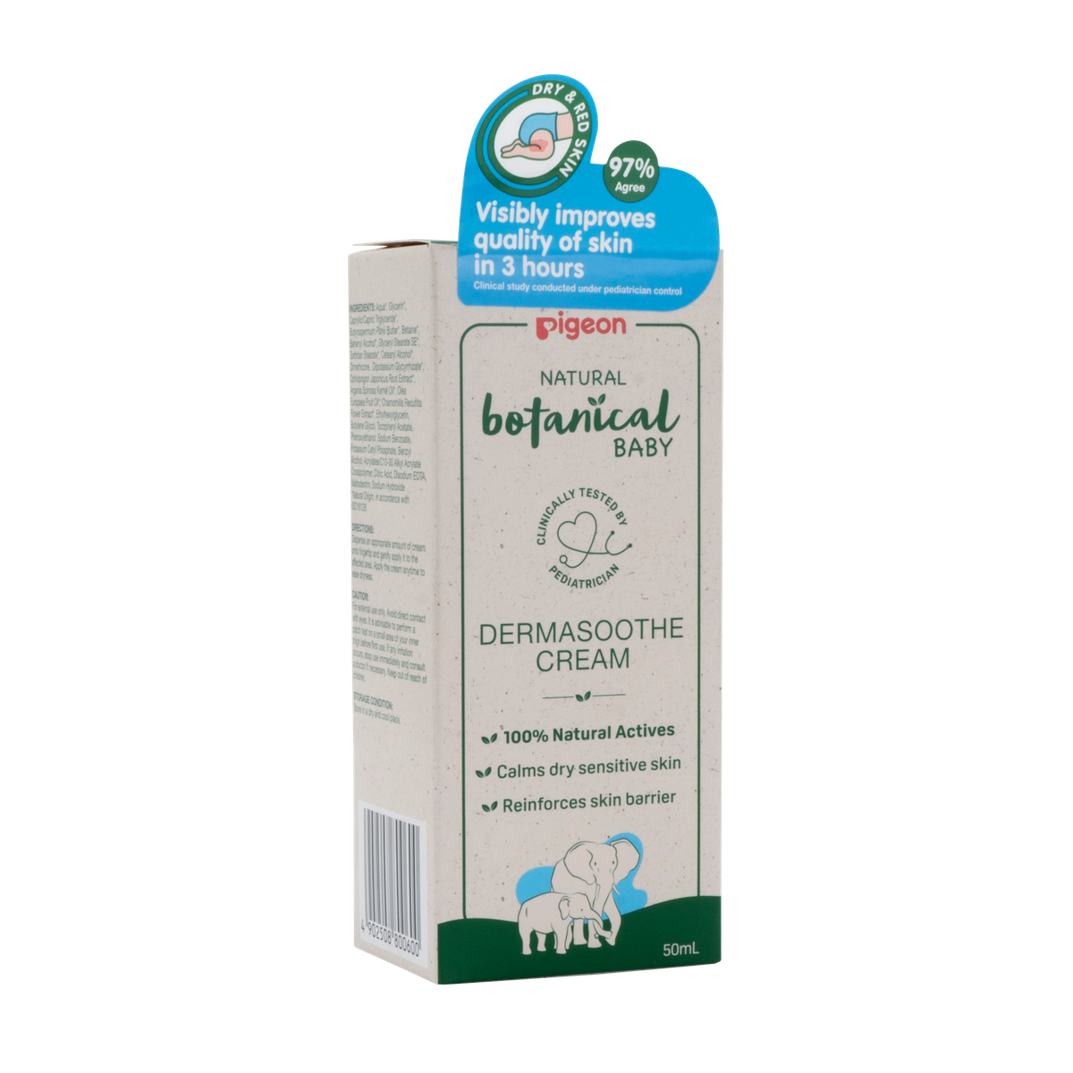 Pigeon Natural Botanical Baby Dermasoothe Cream 50ml