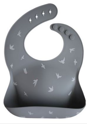 Mushie Silicone "No Mess" Bib - Motherhood