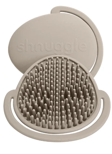 Shnuggle Baby Bath Brush – Soft Silicone Brush for Cradle Cap & Cleansing - Motherhood