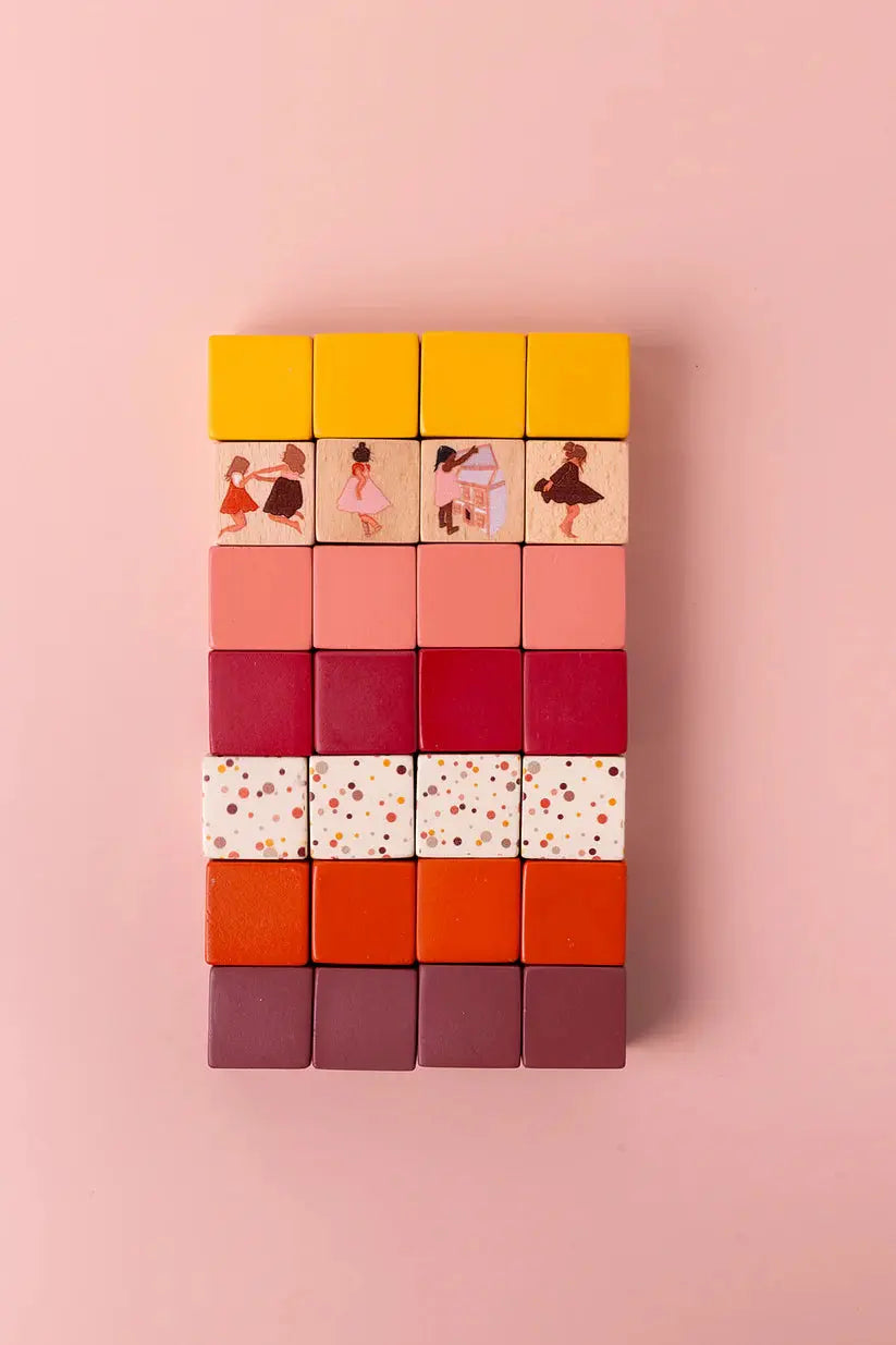 Grow Baby Building Blocks ~ Bebe Pure ~ 28 piece set - Motherhood