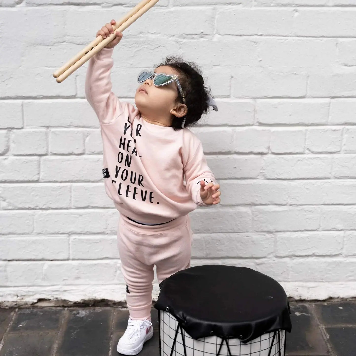 Lullaby Rock - Heart on Your Sleeve Sweatshirt & Jogger - Motherhood