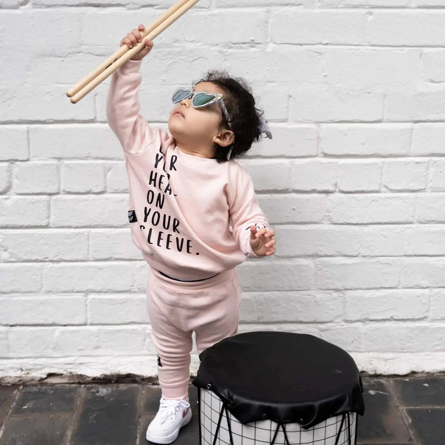 Lullaby Rock - Heart on Your Sleeve Sweatshirt & Jogger - Motherhood