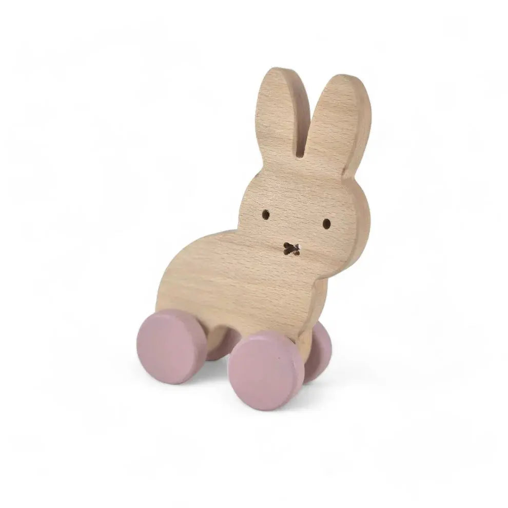 Timmy Toys Miffy Bunny Wheely Wooden Toy - Motherhood