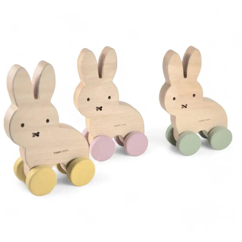 Timmy Toys Miffy Bunny Wheely Wooden Toy - Motherhood